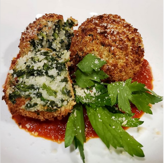 Riced Cauliflower & Spinach&nbsp;Arancini