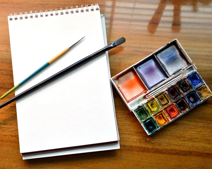 Finding Calm with a Library Book and a Paintbrush: My First Steps into Watercolor&nbsp;Painting